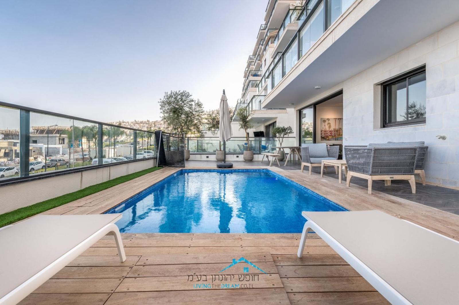 Garden Apartments Swimming Over The Lake Tiberias Exterior photo